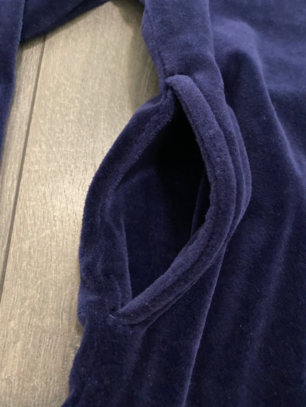Slazenger Vintage Blue Velour Zip Up Jacket Size M - Picture 5 of 7